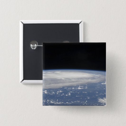 Badge Carré 5 Cm Ouragan Ike 8 (Devant & derrière)