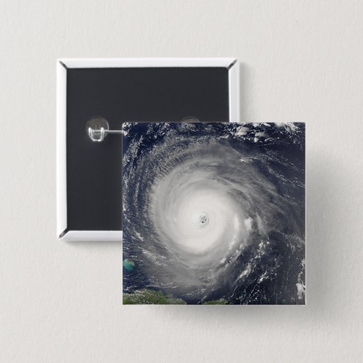 Badge Carré 5 Cm Ouragan Isabel (Devant & derrière)