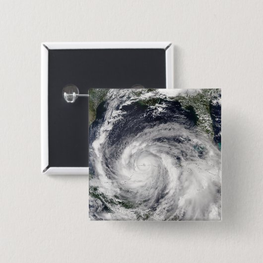 Badge Carré 5 Cm Ouragan Isidore (Devant & derrière)