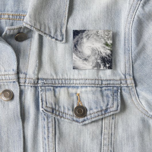 Badge Carré 5 Cm Ouragan Jimena (En situation)