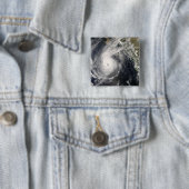 Badge Carré 5 Cm Ouragan Norbert au Mexique 2 (En situation)