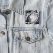 Badge Carré 5 Cm Ouragan Otto (En situation)