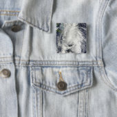 Badge Carré 5 Cm Ouragan Tomas (En situation)