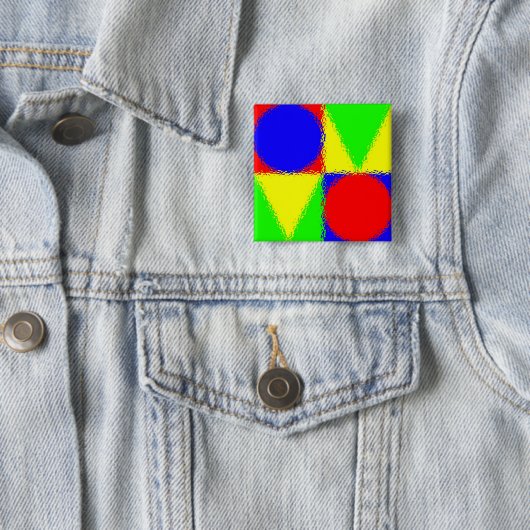 Badge Carré 5 Cm OVMC v5 (En situation)