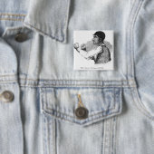 Badge Carré 5 Cm Paddington Tom Jones (En situation)