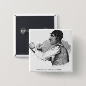 Badge Carré 5 Cm Paddington Tom Jones (Devant & derrière)