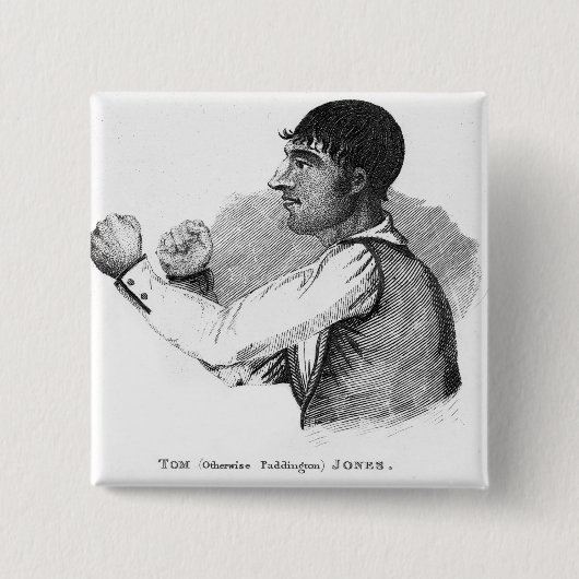 Badge Carré 5 Cm Paddington Tom Jones (Devant)