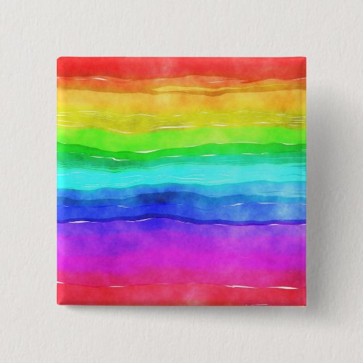 Badge Carré 5 Cm Painted Rainbow (Devant)