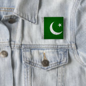 Badge Carré 5 Cm Pakistan (En situation)