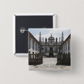 Badge Carré 5 Cm Palais de Mateus (Devant & derrière)