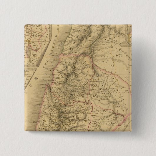 Badge Carré 5 Cm Palestine (Devant)