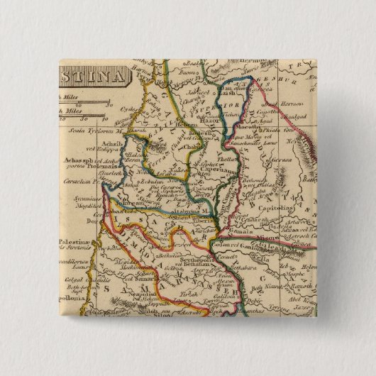 Badge Carré 5 Cm Palestine 5 (Devant)