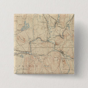 Badge Carré 5 Cm Palmer, Massachusetts