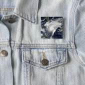 Badge Carré 5 Cm Paloma, ouragan (En situation)