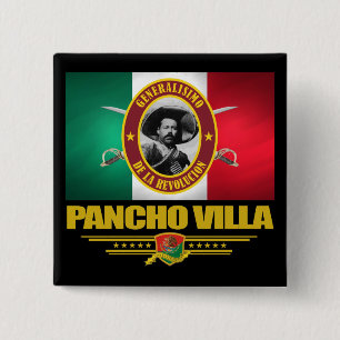 Badge Carré 5 Cm Pancho Villa 1