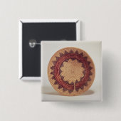 Badge Carré 5 Cm Panier de Hopi (Devant & derrière)