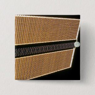 Badge Carré 5 Cm Panneau d'aile de tableau solaire de bord