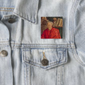 Badge Carré 5 Cm Panneau des reliques (En situation)