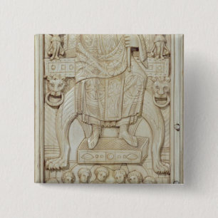 Badge Carré 5 Cm Panneau du diptyque du consul Areobindus