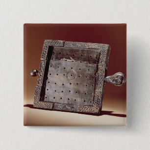 Badge Carré 5 Cm Panneau en bois de jeu, Ballinderry, comté