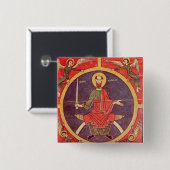 Badge Carré 5 Cm Panneau latéral d'un retable (Devant & derrière)