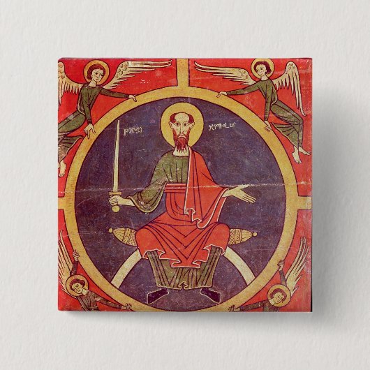 Badge Carré 5 Cm Panneau latéral d'un retable (Devant)