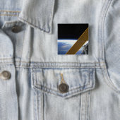 Badge Carré 5 Cm Panneaux solaires (En situation)