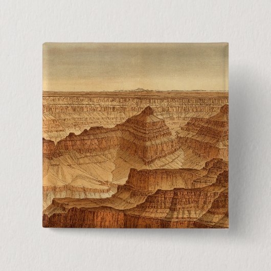 Badge Carré 5 Cm Panorama depuis Point Sublime (Devant)