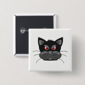 Badge Carré 5 Cm Panthère (Devant & derrière)