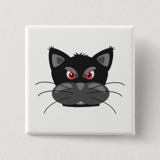Badge Carré 5 Cm Panthère (Devant)