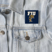 Badge Carré 5 Cm Panthers de la FIU (En situation)