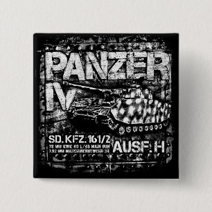 Badge Carré 5 Cm Panzer IV