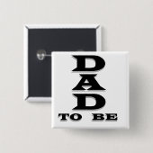 Badge Carré 5 Cm Papa sera t-shirts et cadeaux (Devant & derrière)