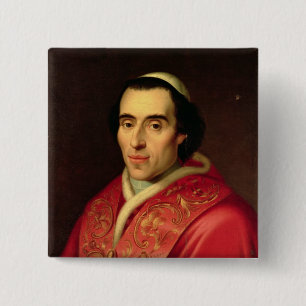 Badge Carré 5 Cm Pape Pius VII