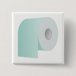Badge Carré 5 Cm Papier toilette