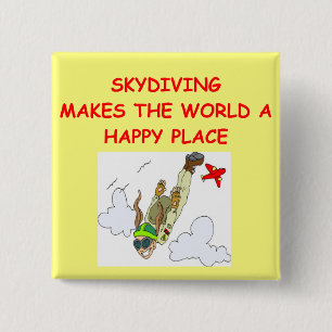 Badge Carré 5 Cm parachutisme