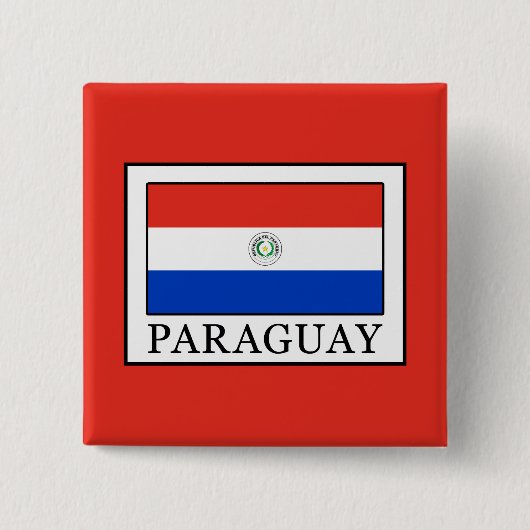 Badge Carré 5 Cm Paraguay (Devant)