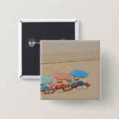 Badge Carré 5 Cm Parapluie 2 (Devant & derrière)