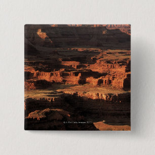 Badge Carré 5 Cm Parc national de canyon grand, Arizona