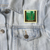 Badge Carré 5 Cm Parc national de Sequoia (En situation)