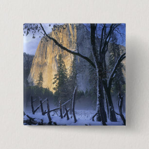 Badge Carré 5 Cm PARC NATIONAL DE YOSEMITE, CALIFORNIE. États-Unis.