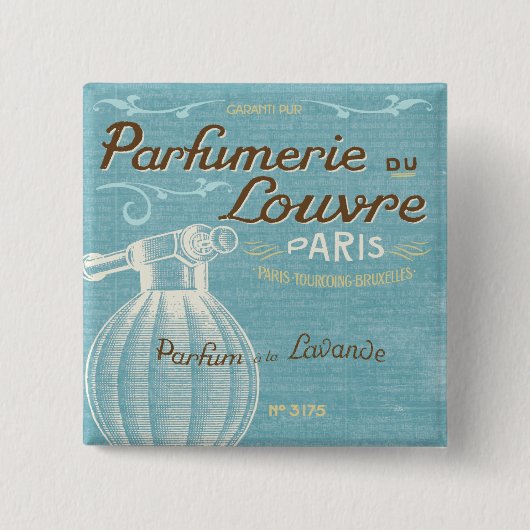 Badge Carré 5 Cm Parfum français (Devant)