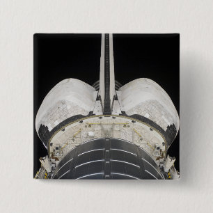 Badge Carré 5 Cm Partie arrière de l'engin de navette spatiale