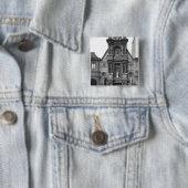 Badge Carré 5 Cm Partie centrale du fa�ade principal (En situation)