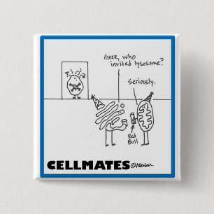 Badge Carré 5 Cm Partie d'organelle