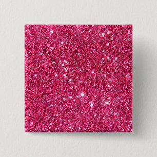 Badge Carré 5 Cm Parties scintillantes de roses indien de charme