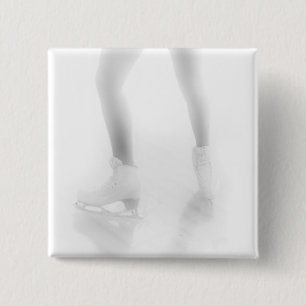 Badge Carré 5 Cm Patinage sur glace