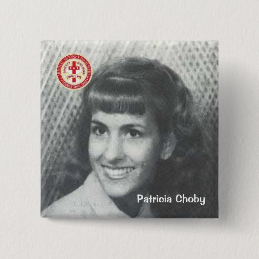 Badge Carré 5 Cm Patricia Choby (Devant)