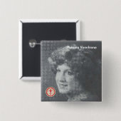 Badge Carré 5 Cm Patricia Vecchione (Devant & derrière)