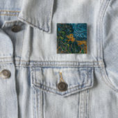 Badge Carré 5 Cm Paul Cezanne - Château Noir (En situation)